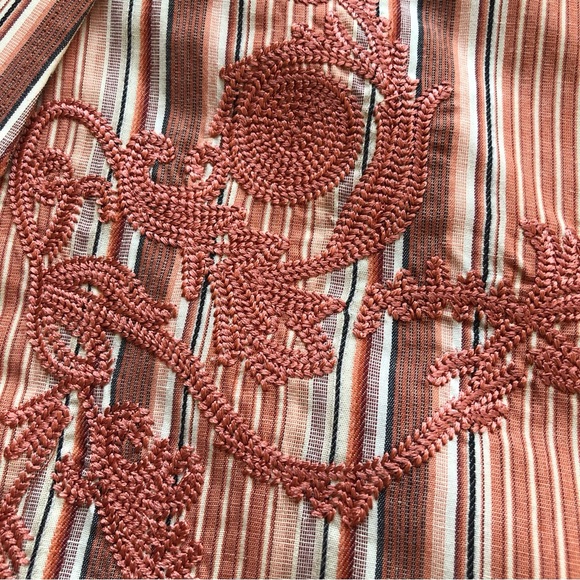 Empra Brown Stripes Western Style Shirt Men’s Size XL Long Sleeves Button-Down - Picture 10 of 15